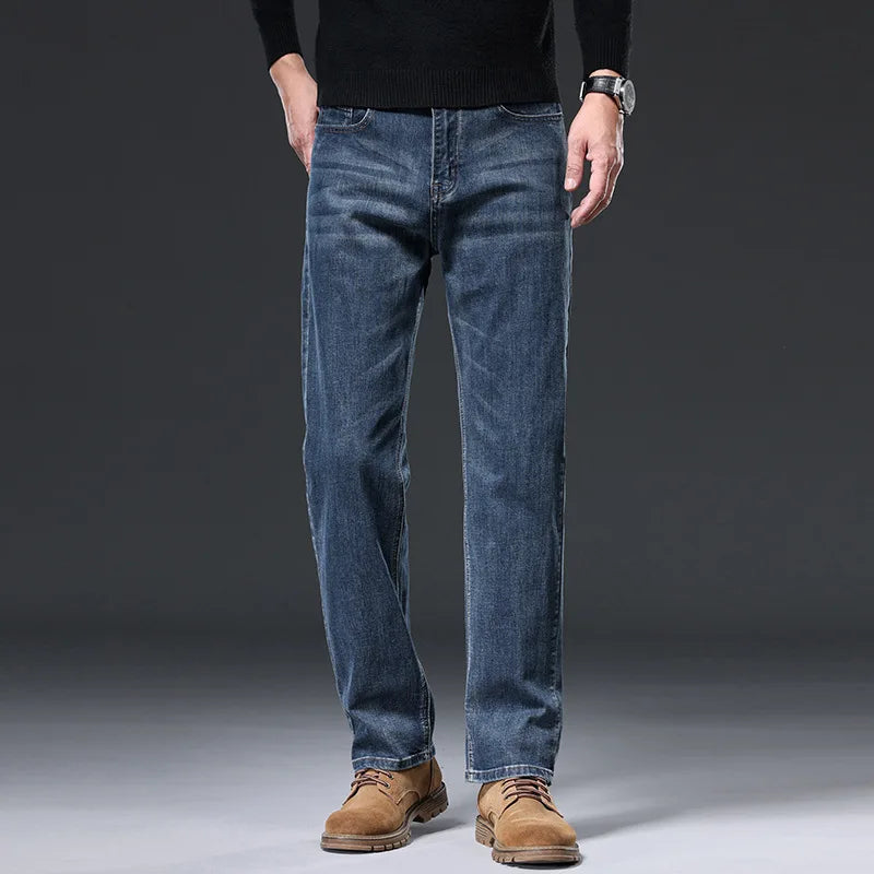 Jeans men's new straight tube
