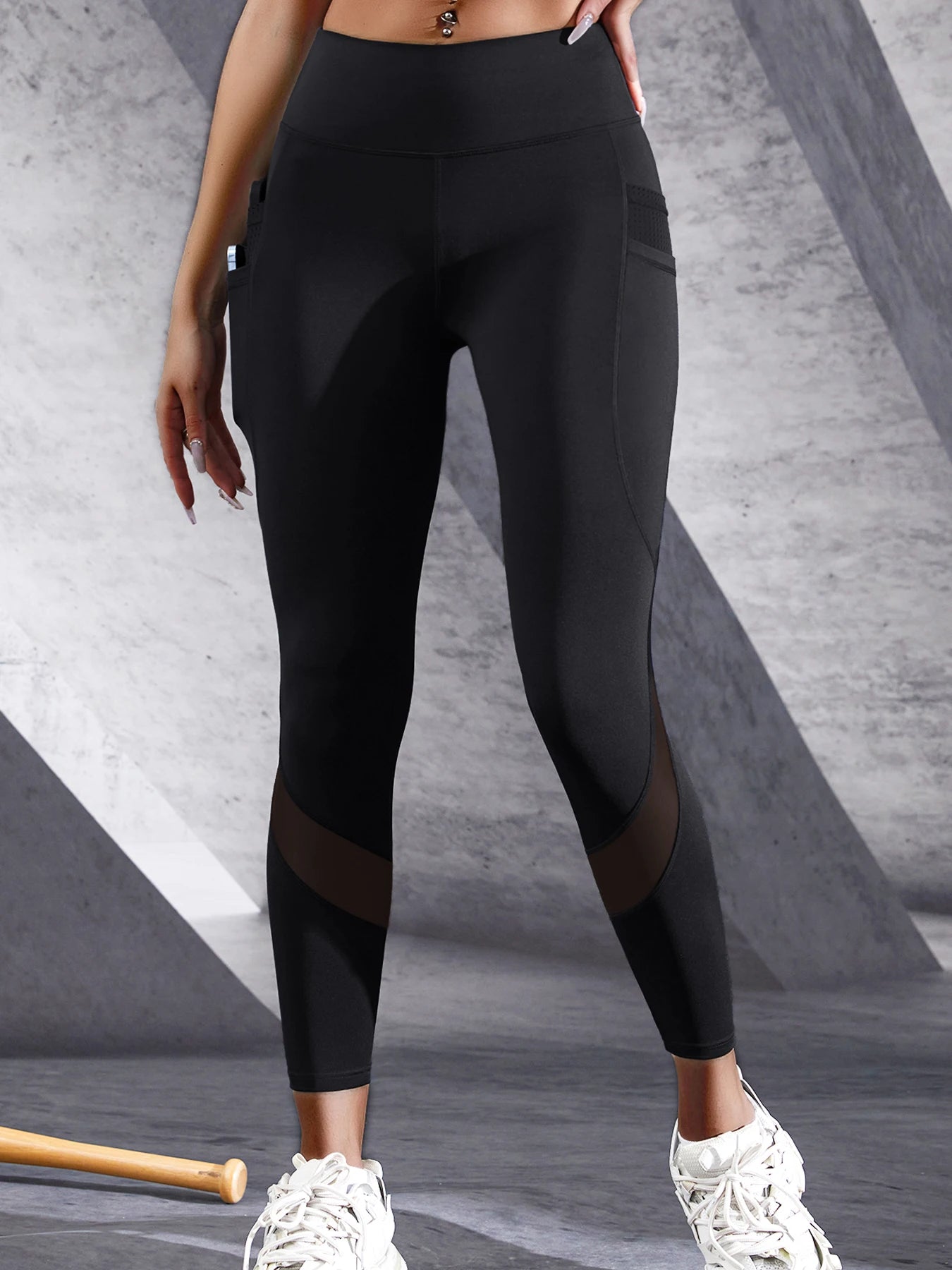 Pocket Yoga Pants Patchwork