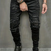 Men's slim fit jeans with torn