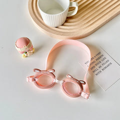 Cute Cartoon Pony Swimming