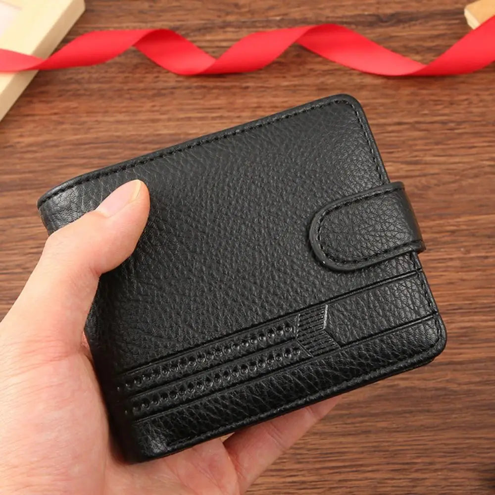 Men Wallets Leather Zipper