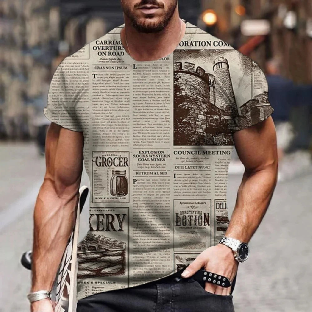 Classic Retro Old Newspaper