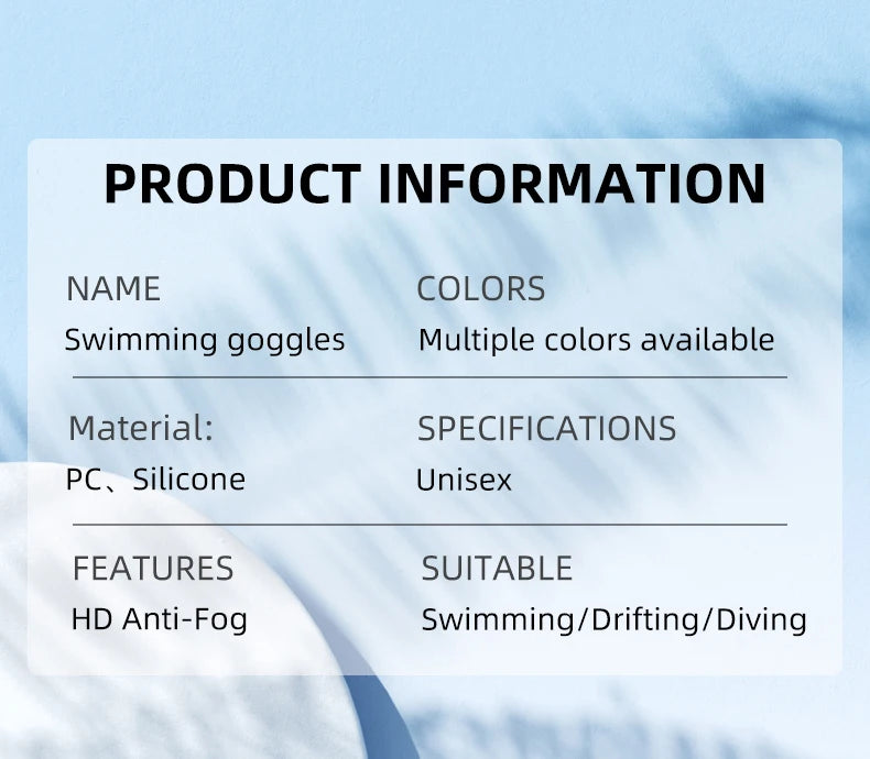 Adult HD Anti-Fog Waterproof