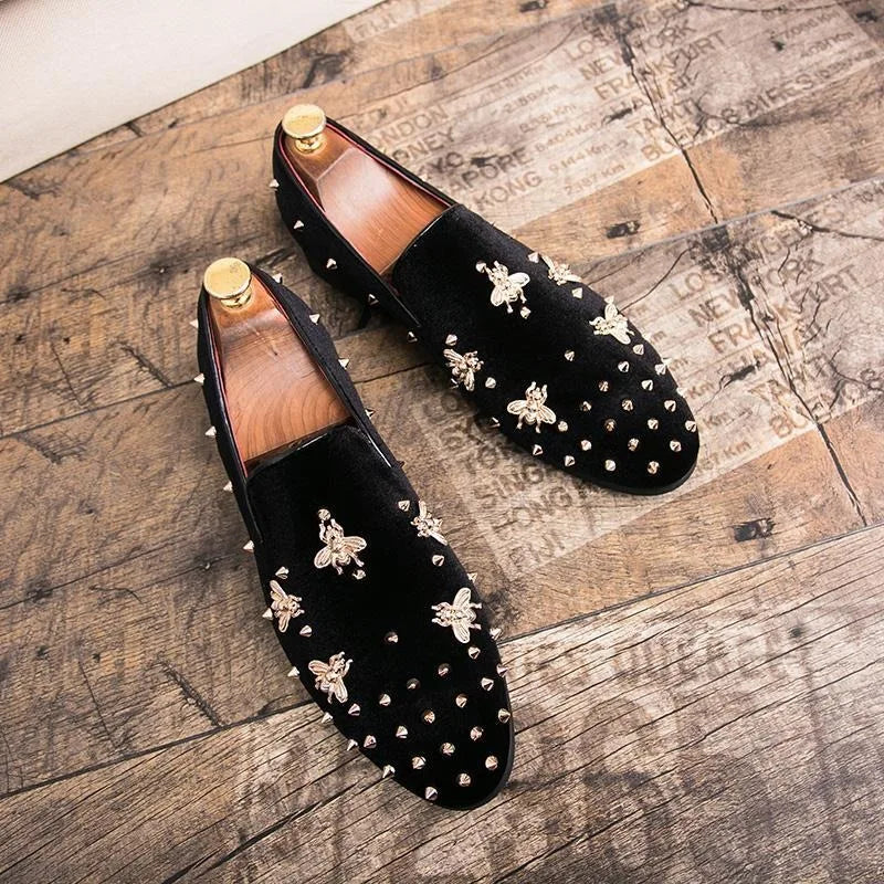 rivets men's dress shoes