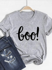 Women Fall Autumn Ladies T-shirt