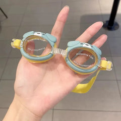 Cute Cartoon Pony Swimming