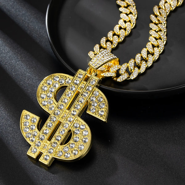 Fashion Hip Hop Dollar Pendant