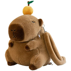 Cute Capybara Plush Backpack
