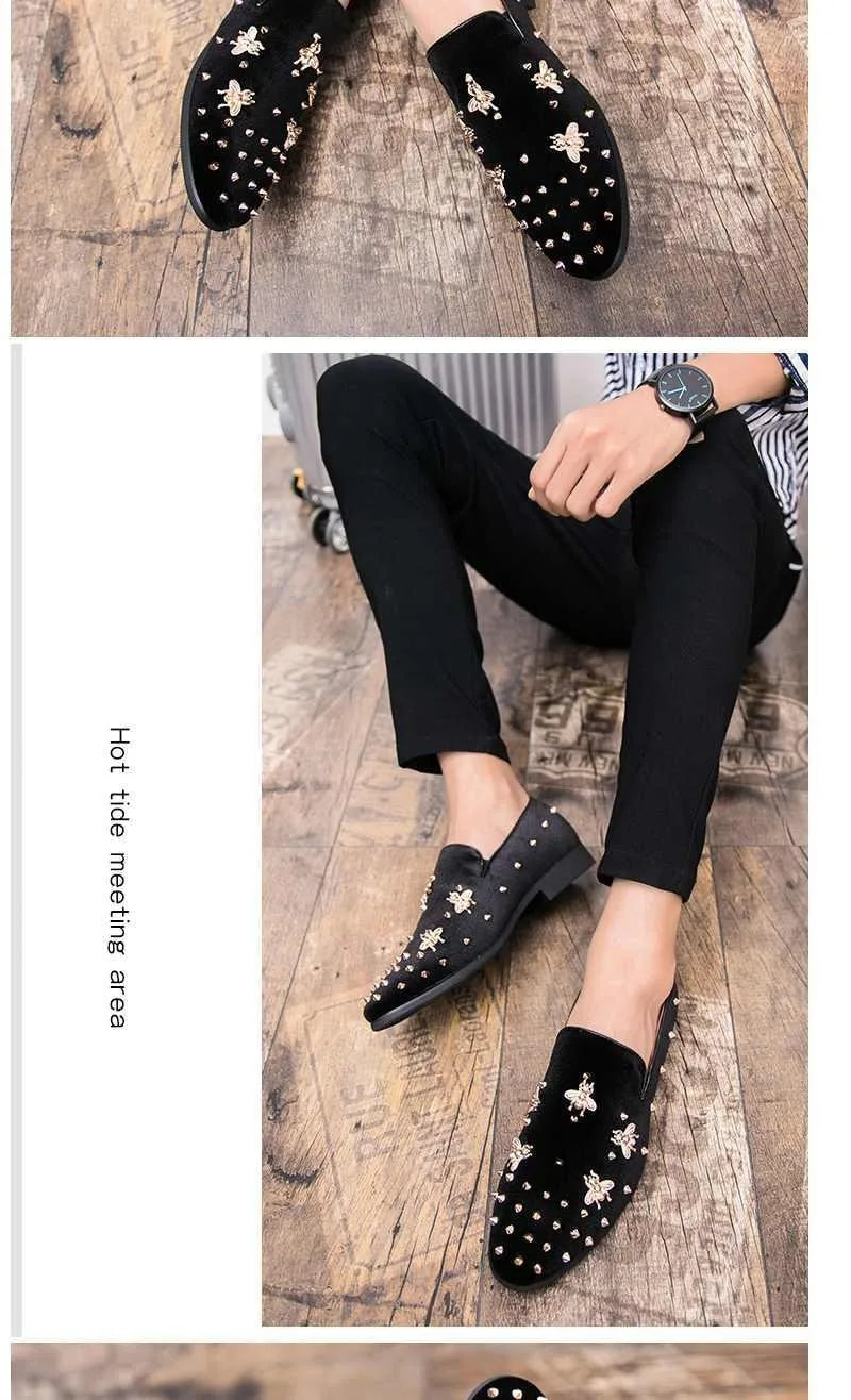rivets men's dress shoes