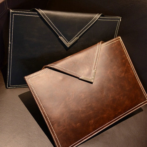 Leather Envelope Business Bag