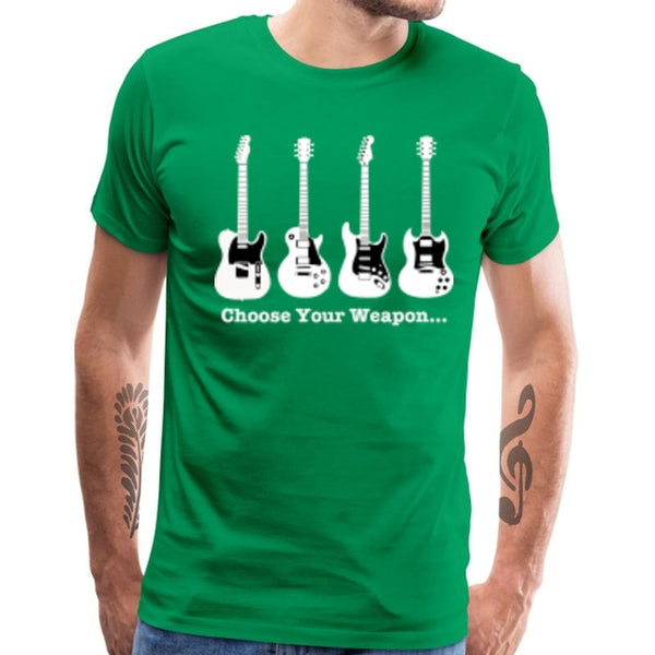 Electric Guitar Print Tops T Shirt