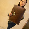 Leather Envelope Business Bag