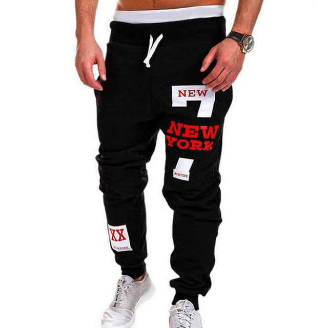 Male Lace-up Loose Hip Trousers
