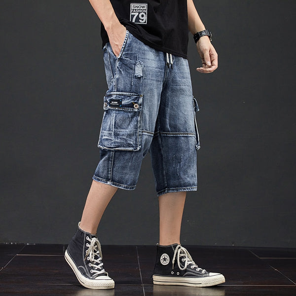 Men Summer Denim Shorts