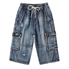Men Summer Denim Shorts