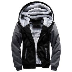 Thick Warm Fleece Zipper Men Jacket