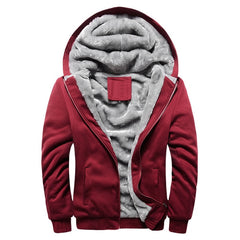 Thick Warm Fleece Zipper Men Jacket