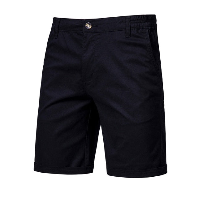 Men Cotton Knee Length  Beach Shorts