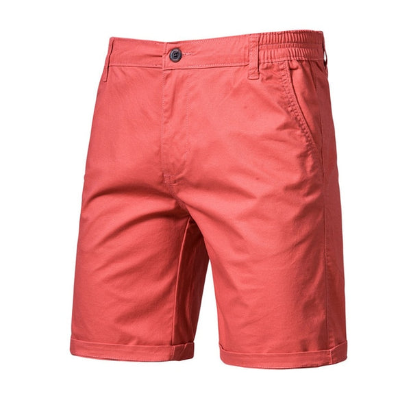 Men Cotton Knee Length  Beach Shorts