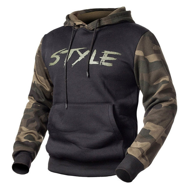 Fashion Male Camo Hoody