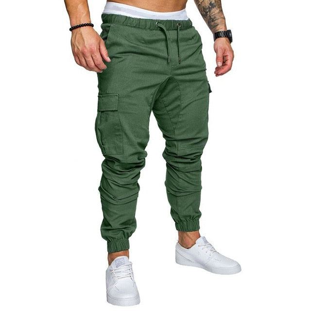 Autumn Men Cotton Joggers