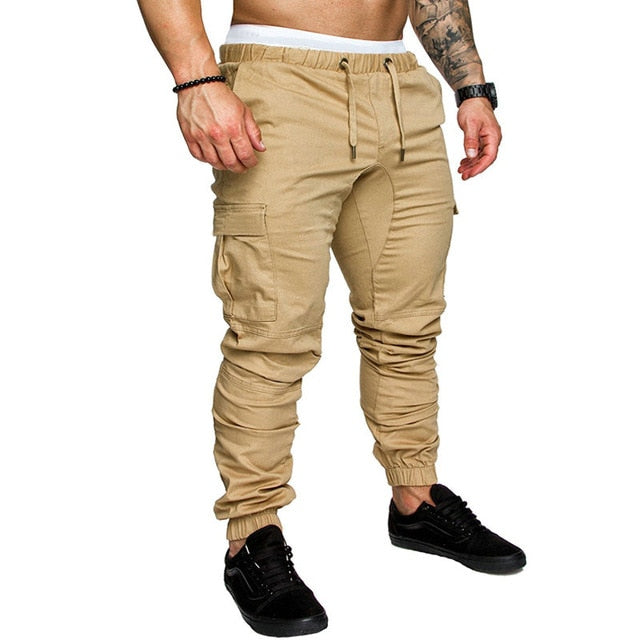 Autumn Men Cotton Joggers
