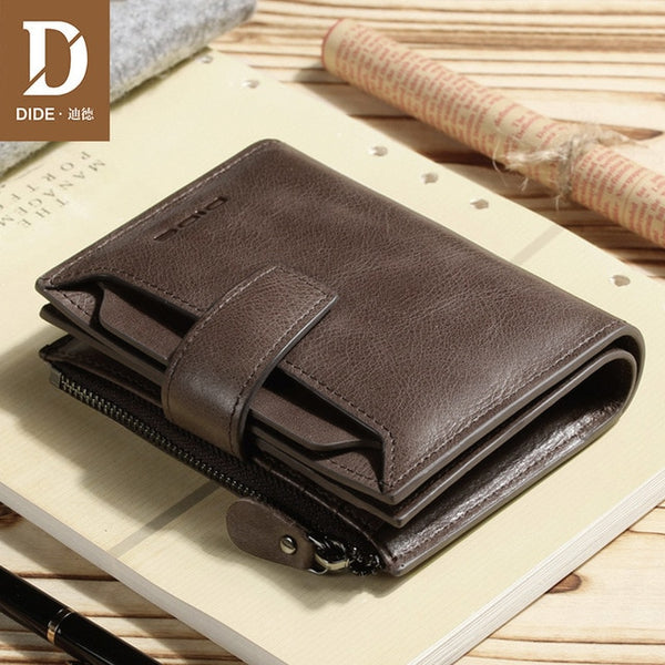 DIDE Trifold Large Capacity Casual Business Wallet