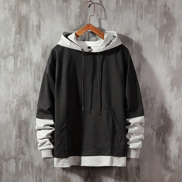 SingleRoad Oversized Green Men Hoodie
