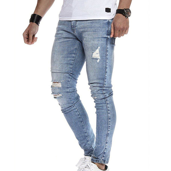 Laamei Fashion Ripped Jeans