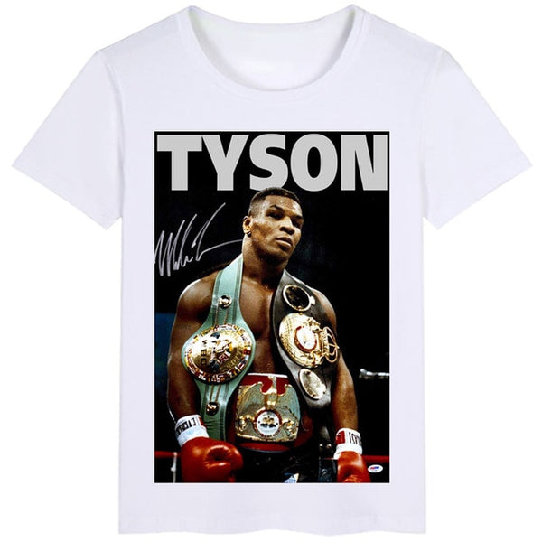 Boxer Mike Tyson Memorializes Boxing T-shirt