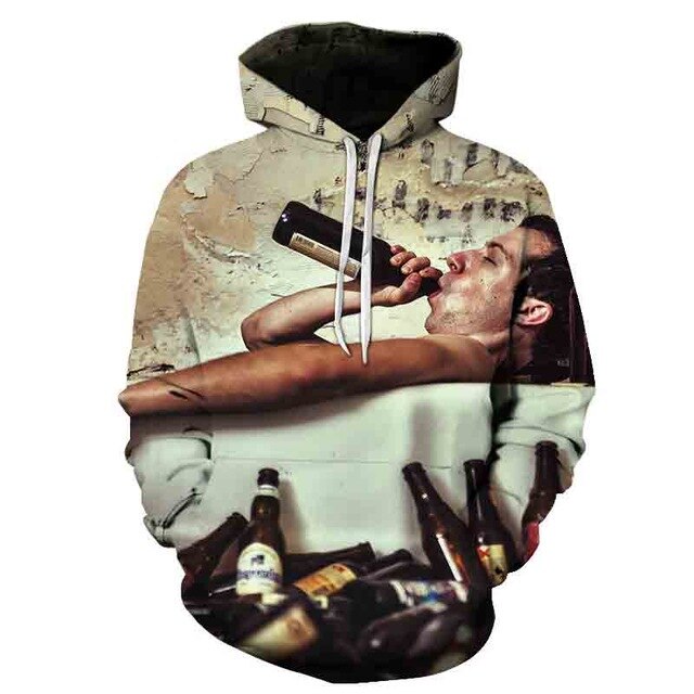 Latest Cool Beer Men Hoodie