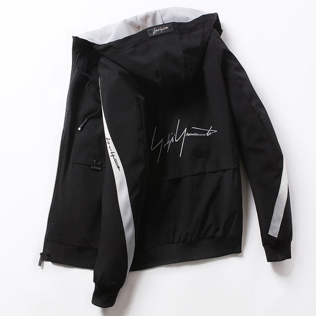 Men Big Size Hooded Casual Jacket