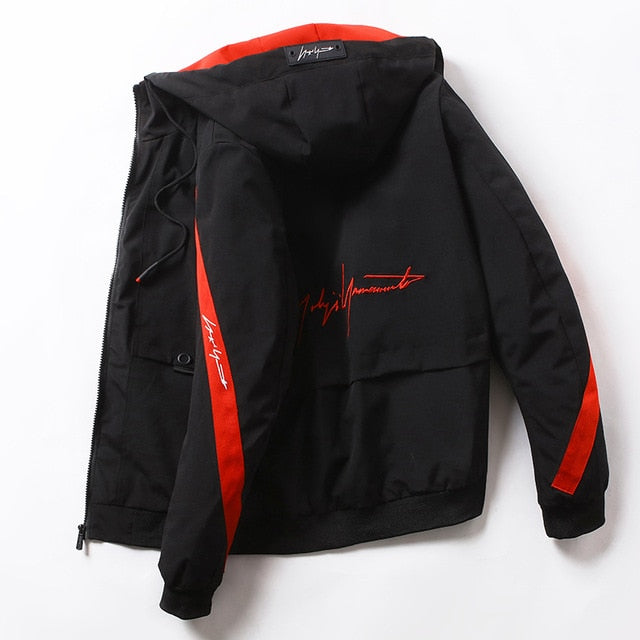 Men Big Size Hooded Casual Jacket