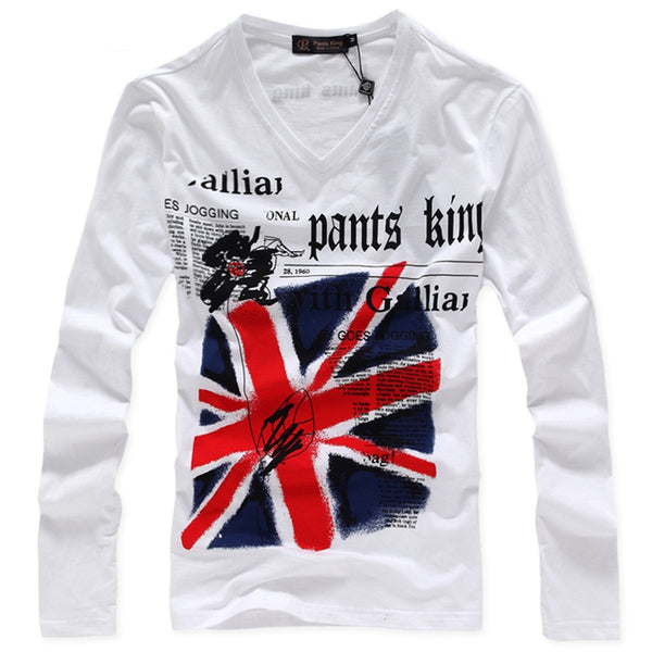 Fashion Long Sleeve Cotton T-shirt