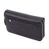 Double Zipper Leather Wallet