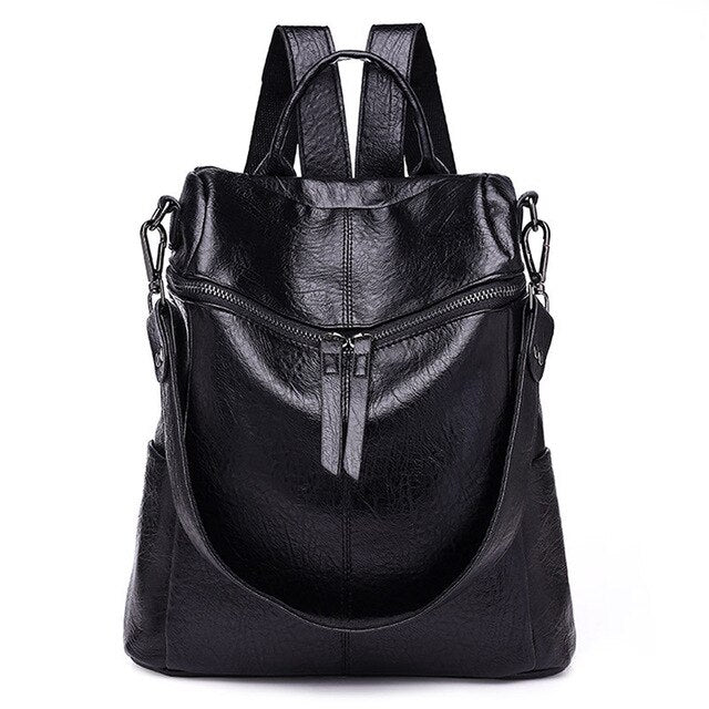 Wild Fashion Travel Leather Backpacks