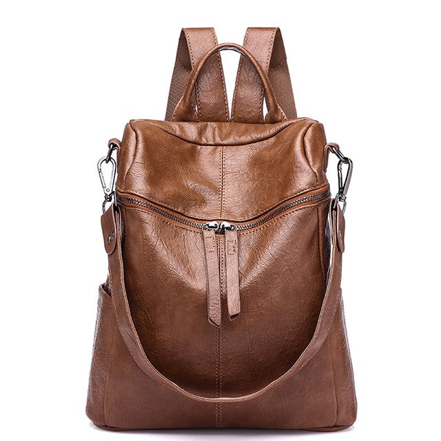 Wild Fashion Travel Leather Backpacks