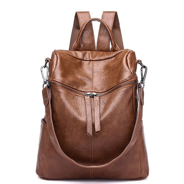 Wild Fashion Travel Leather Backpacks